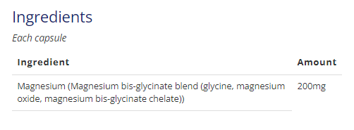 Fiche Nutritionnel
