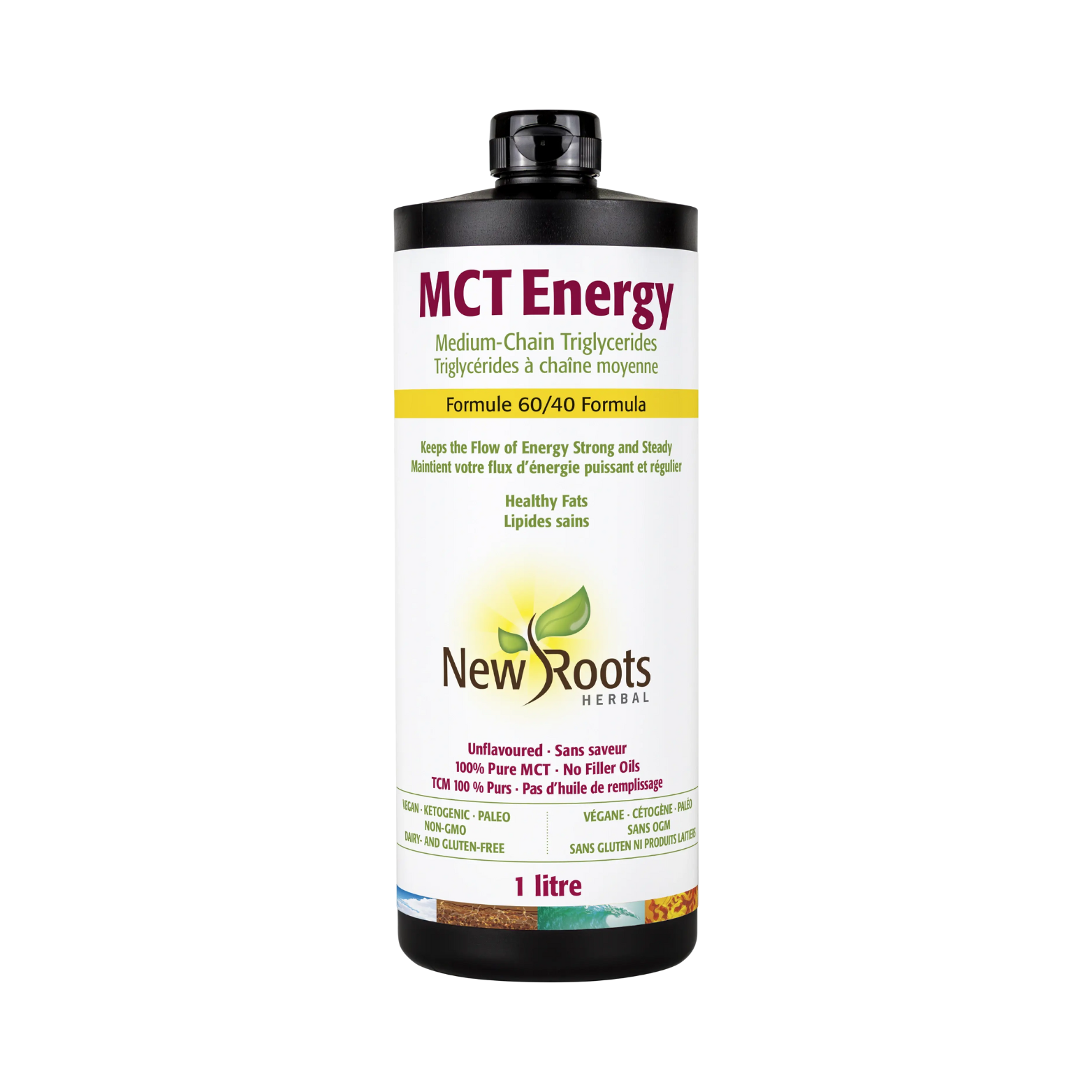 Huile MCT Energy - New Roots